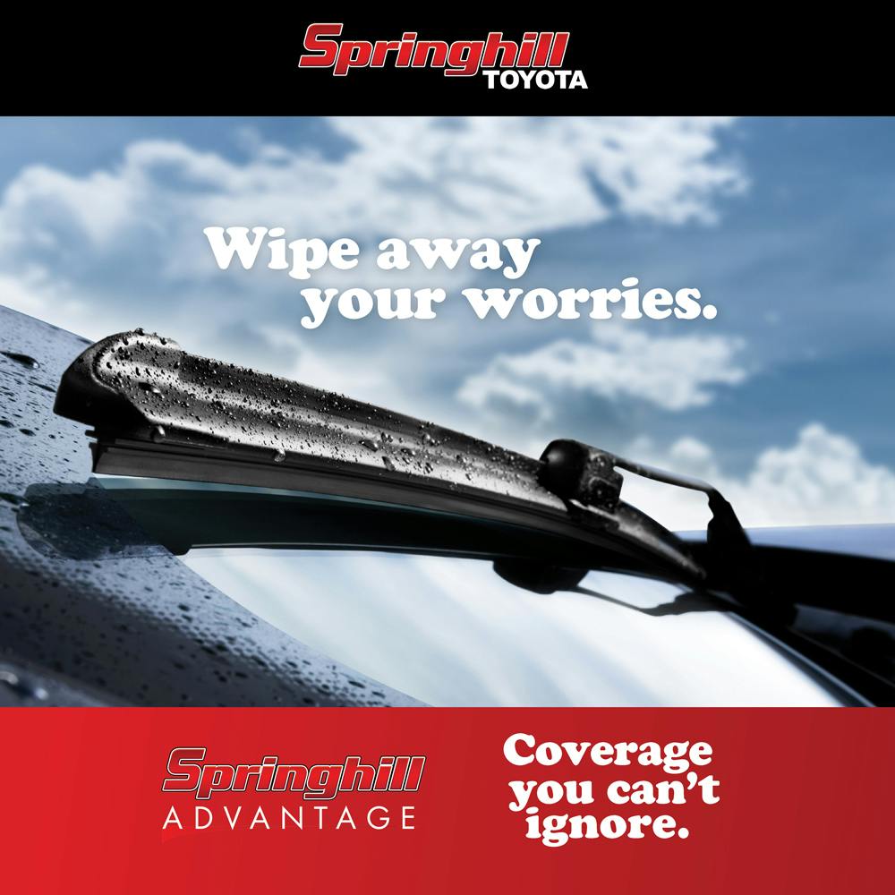 Wiper Blades $39.99 | Springhill Toyota