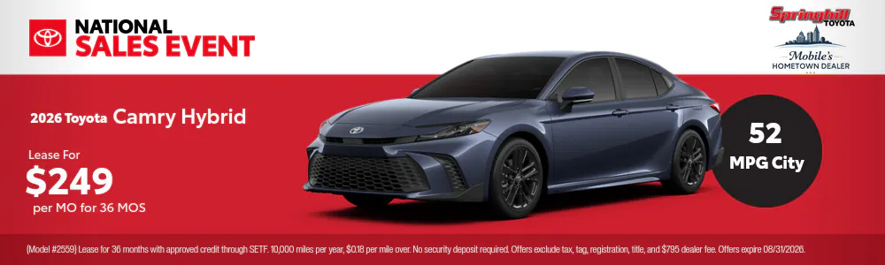 2026 Toyota Camry Hybrid | Springhill Toyota