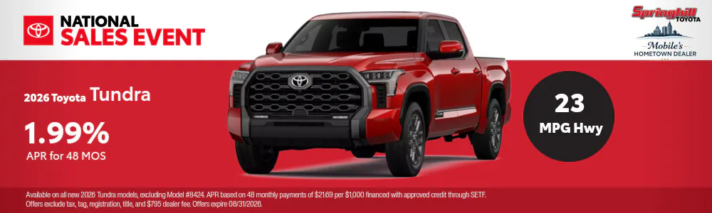 2026 Toyota Tundra | Springhill Toyota