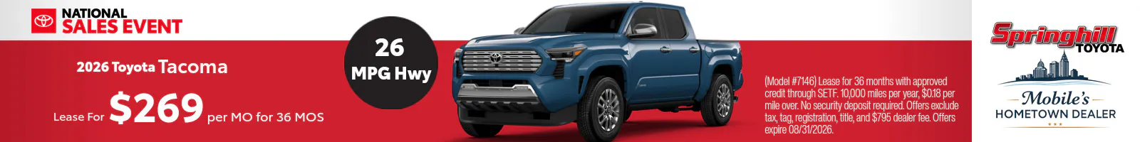 2026 Toyota Tacoma SR5
