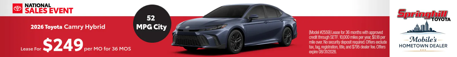 2026 Toyota Camry Hybrid