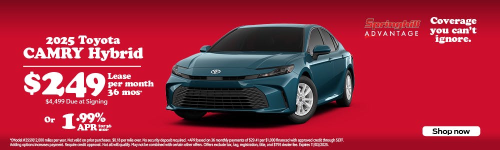 2025 Camry SRP | Springhill Toyota