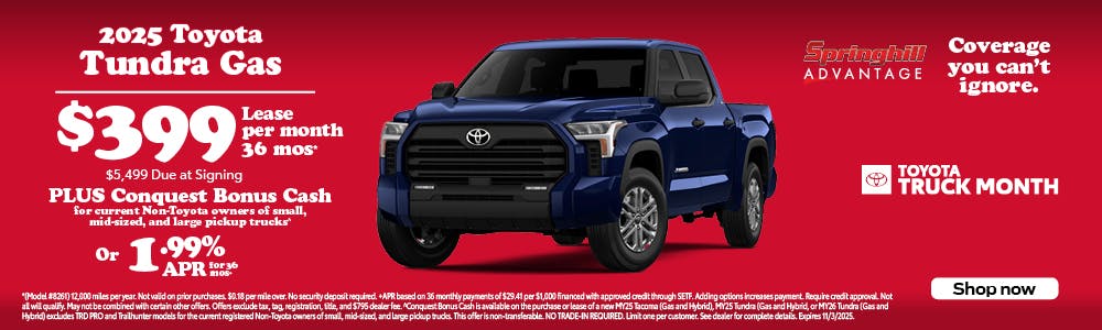 2025 Tundra SRP | Springhill Toyota