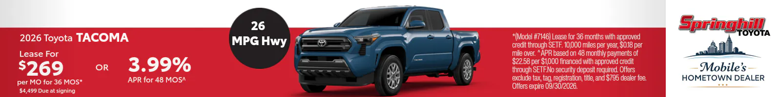 2026 Toyota Tacoma SR5