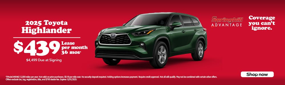 2025 Highlander SRP | Springhill Toyota