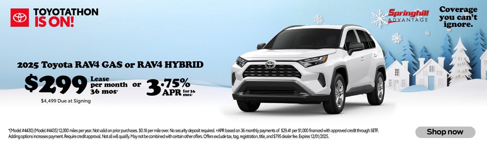 2025 RAV4 SRP | Springhill Toyota