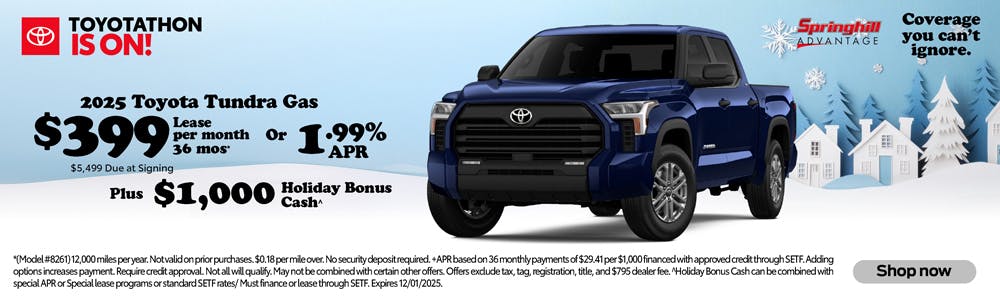 2025 Tundra SRP | Springhill Toyota
