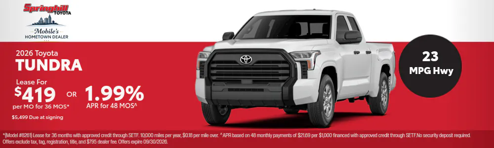 2026 Toyota Tundra | Springhill Toyota
