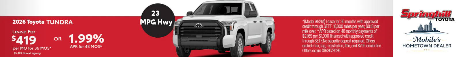 2026 Toyota Tundra