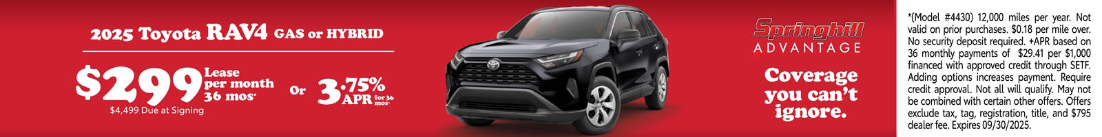 2025 RAV4 SRP