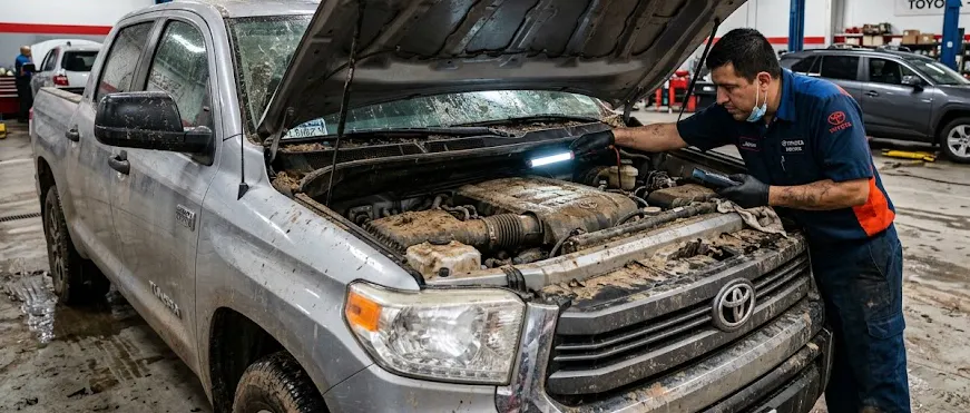 toyota flood damage inspection guide