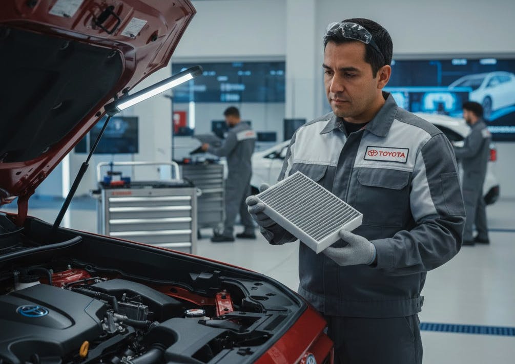 toyota maintenance spring cabin air filter
