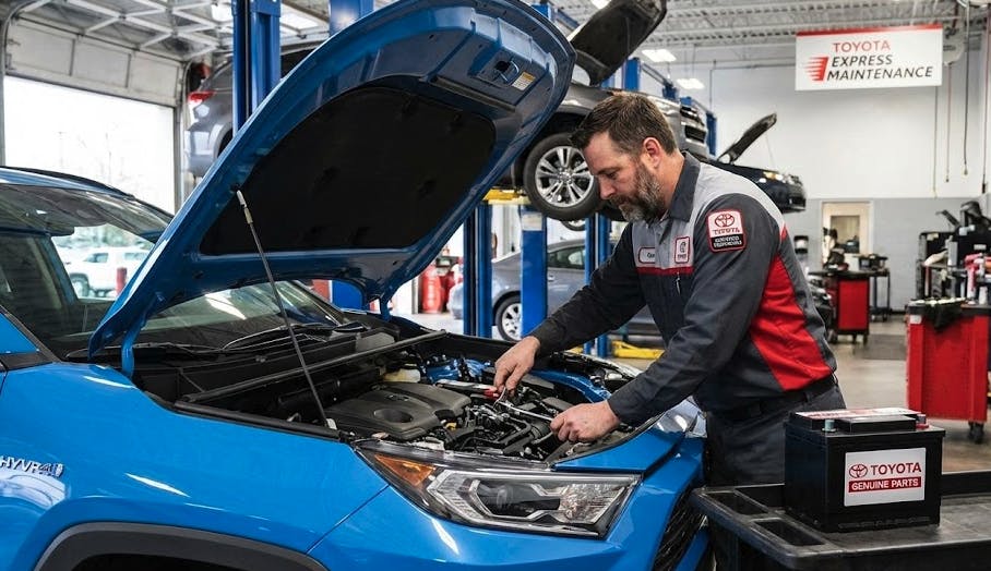 toyota service battery replacement