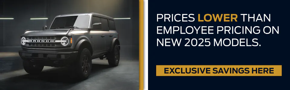 Prices Lower Than Employee Pricing on New 2025 Models | Stamford Ford