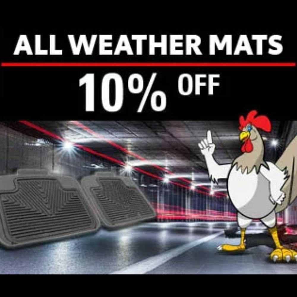 10% Off All Weather Mats | Sunrise Toyota North
