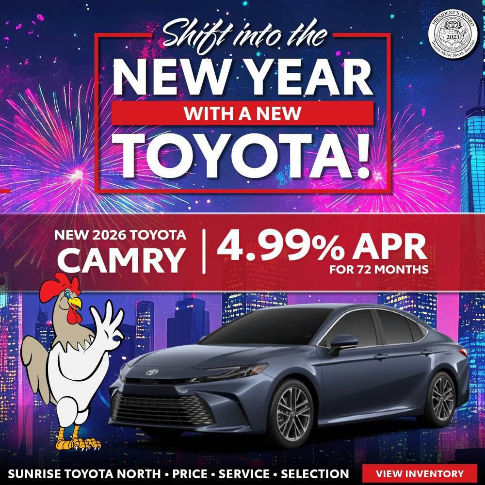 NEW 2026 TOYOTA CAMRY | Sunrise Toyota North