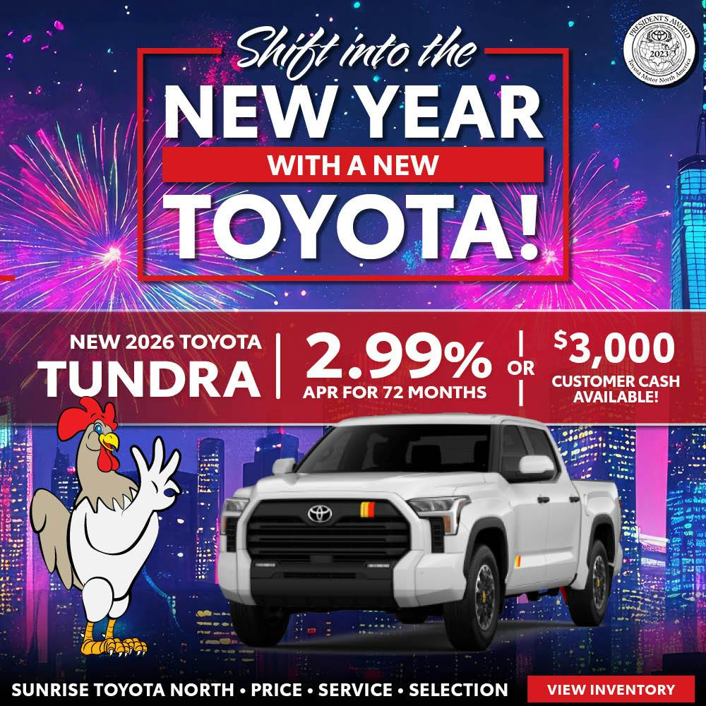 NEW 2026 TOYOTA TUNDRA | Sunrise Toyota North