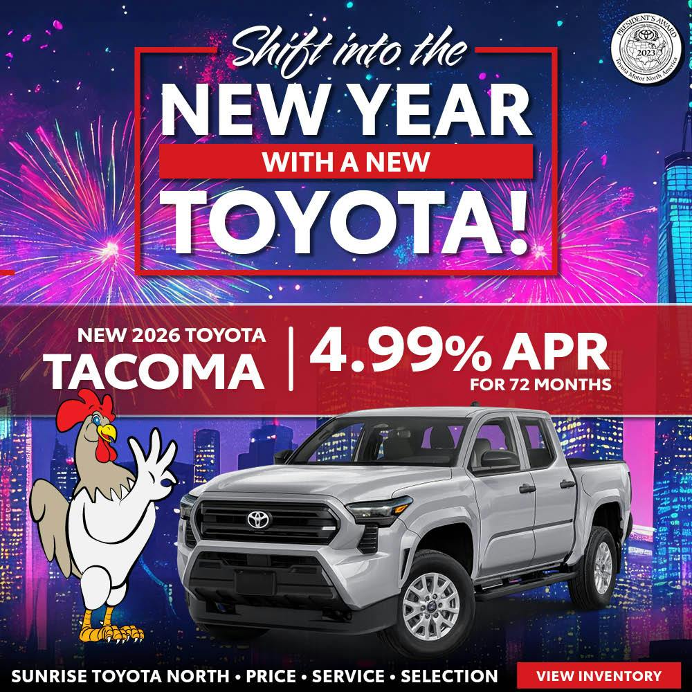 NEW 2026 TOYOTA TACOMA | Sunrise Toyota North