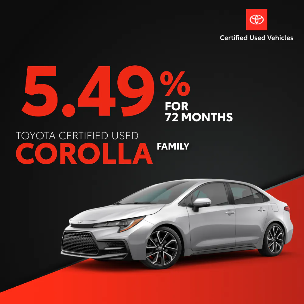 TCUV COROLLA OFFER | Sunrise Toyota North