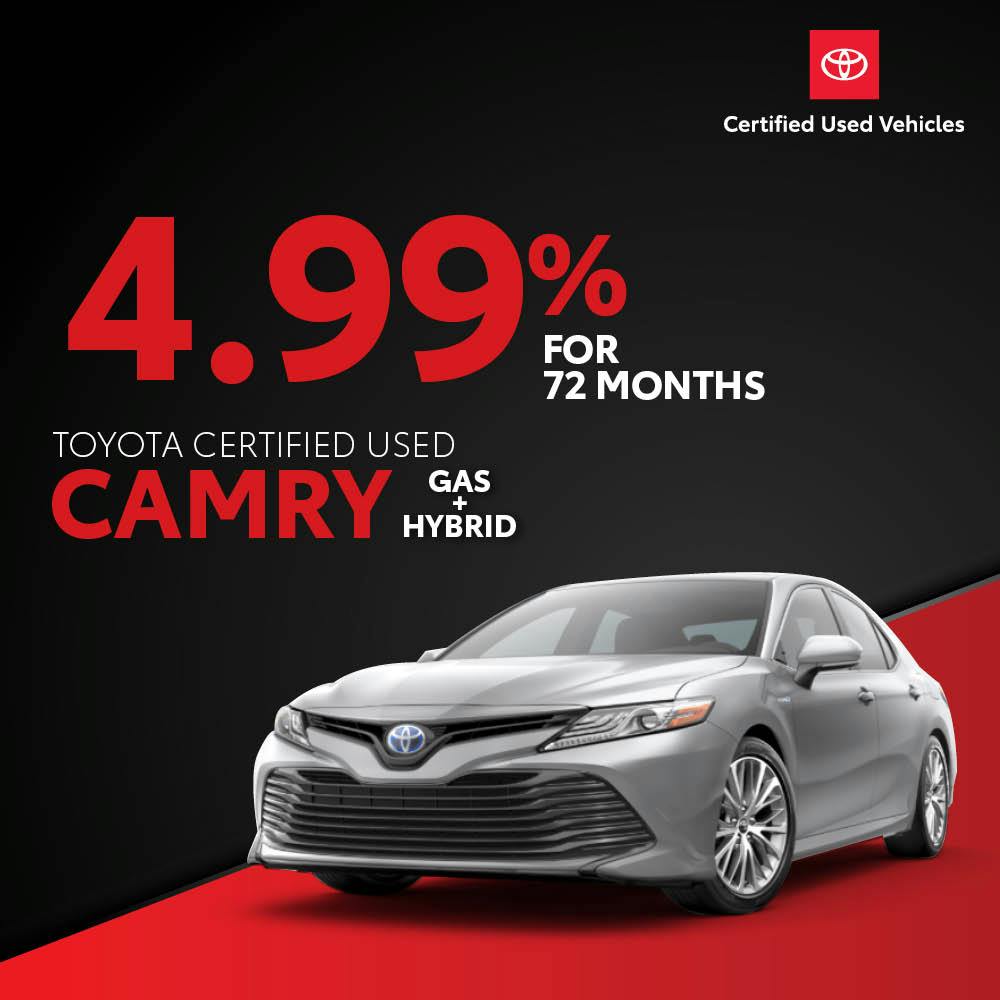 TCUV CAMRY OFFER | Sunrise Toyota North