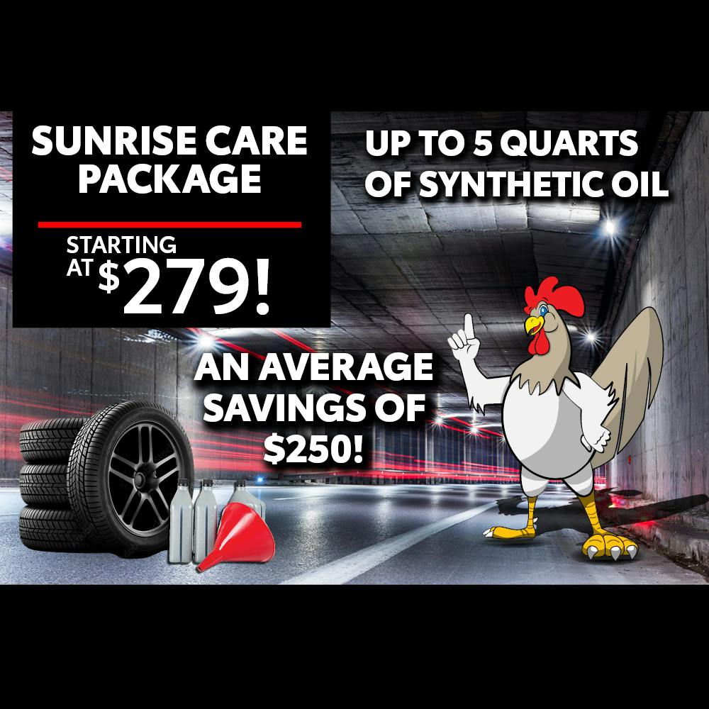 Sunrise Care Package Starting at $279 | Sunrise Toyota North