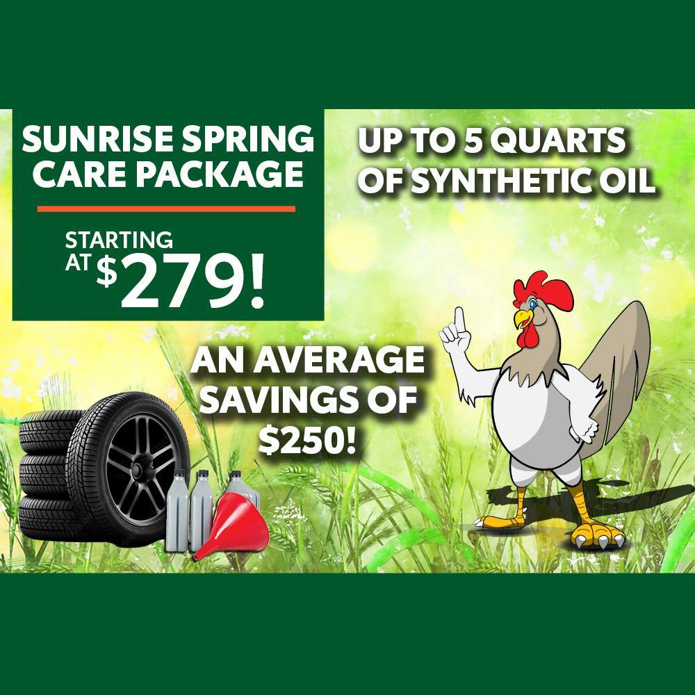 Sunrise Care Package Starting at $279 | Sunrise Toyota North