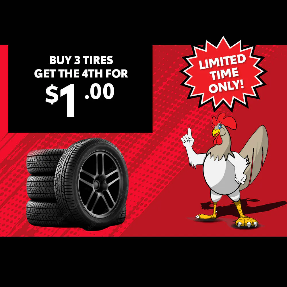 Buy 3 Tires, Get the 4th for $1 | Sunrise Toyota North