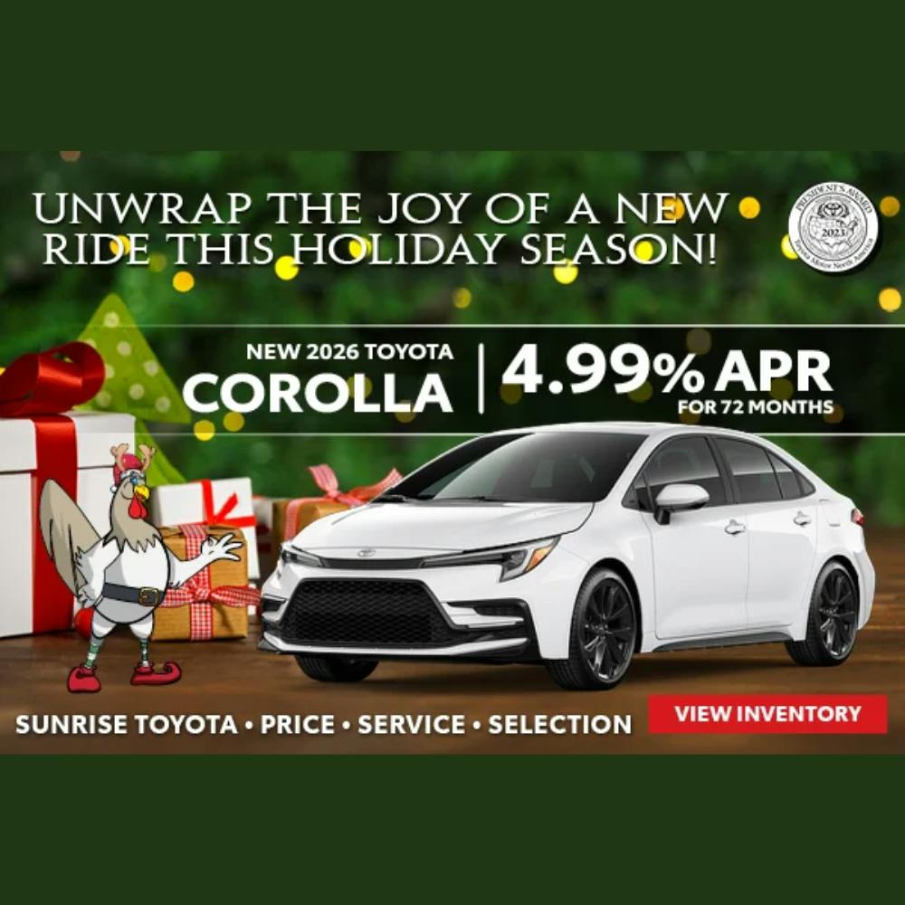 New 2026 Toyota Corolla | Sunrise Toyota