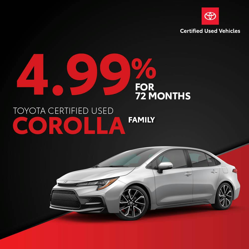 TCUV COROLLA OFFER | Sunrise Toyota