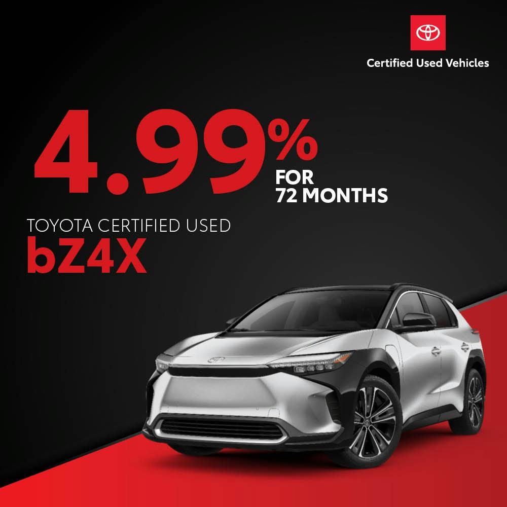 TCUV BZ4X OFFER | Sunrise Toyota