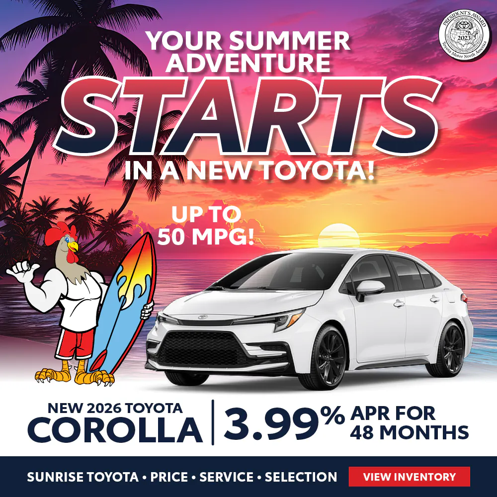 NEW 2026 TOYOTA COROLLA | Sunrise Toyota