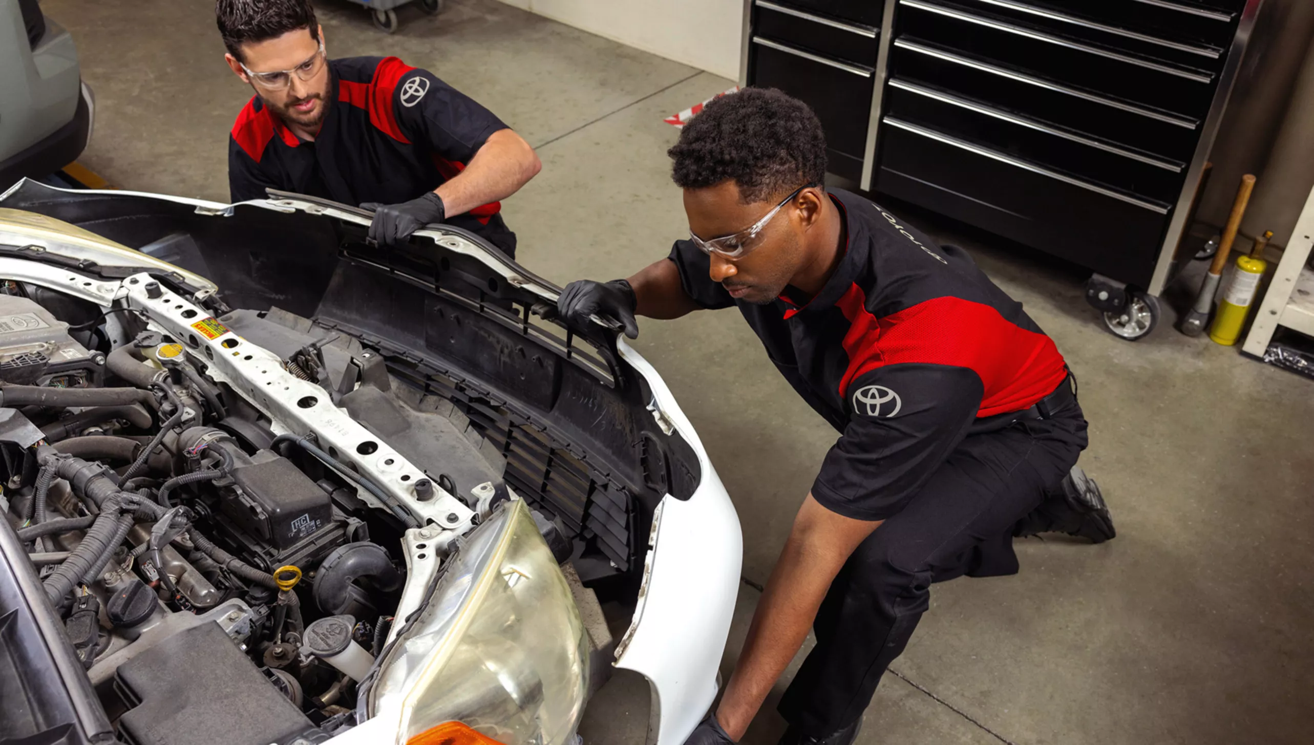 Toyota certified collision center technicians