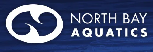North Bay Aquatics logo blue and white