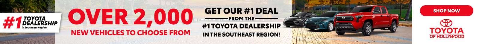 Over 2,000 New Vehicles to Choose From