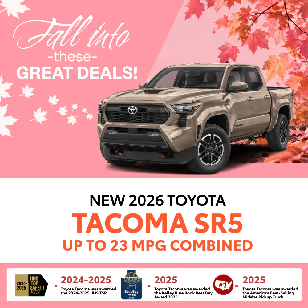 New 2026 Toyota Tacoma SR5 | Toyota of Hollywood