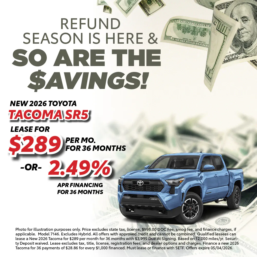 New 2026 Toyota Tacoma SR5 |  Toyota of Montgomery