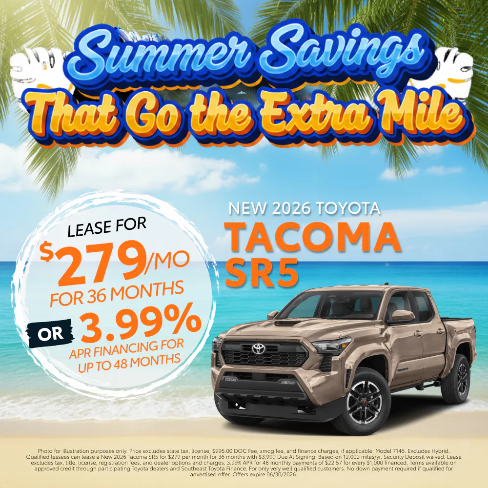 New 2026 Toyota Tacoma SR5 |  Toyota of Montgomery