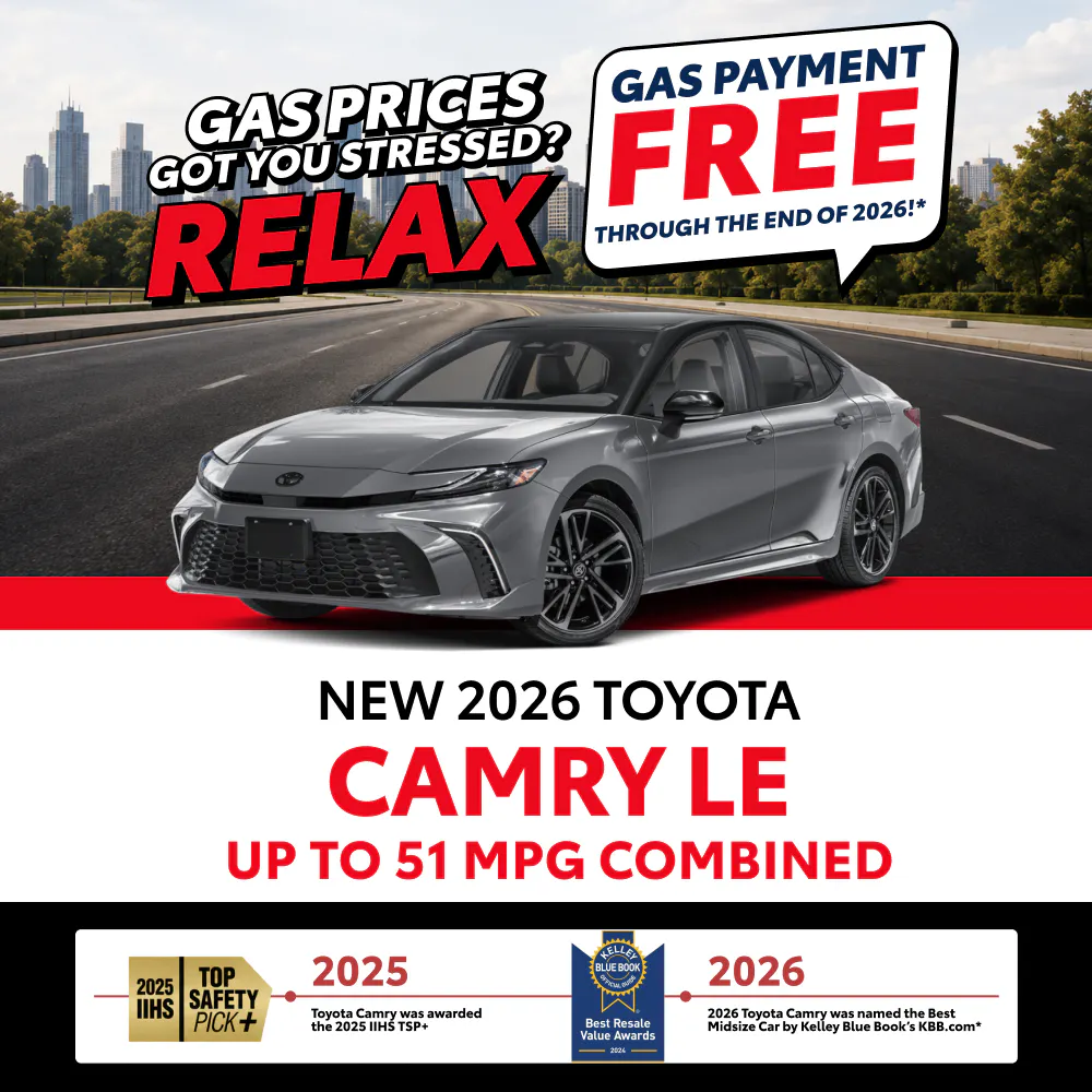 New 2026 Toyota Camry LE |  Toyota of Montgomery