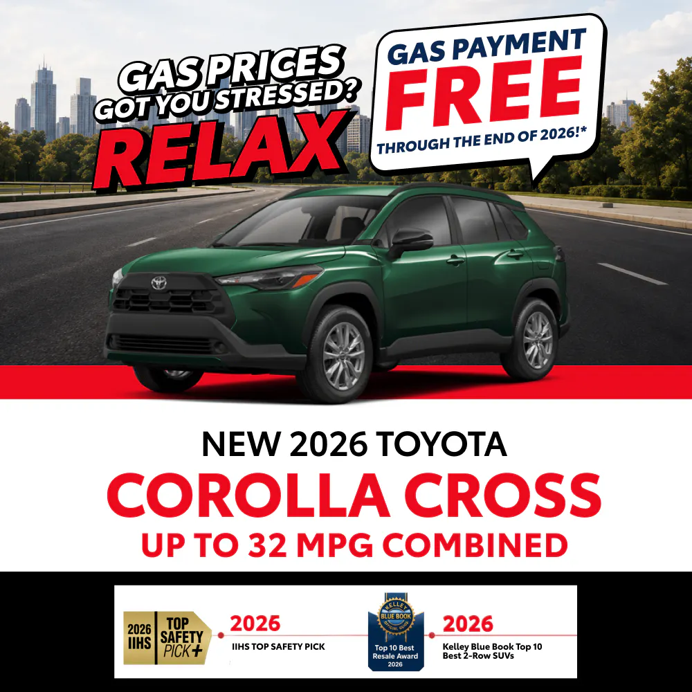 New 2026 Toyota Corolla Cross |  Toyota of Montgomery
