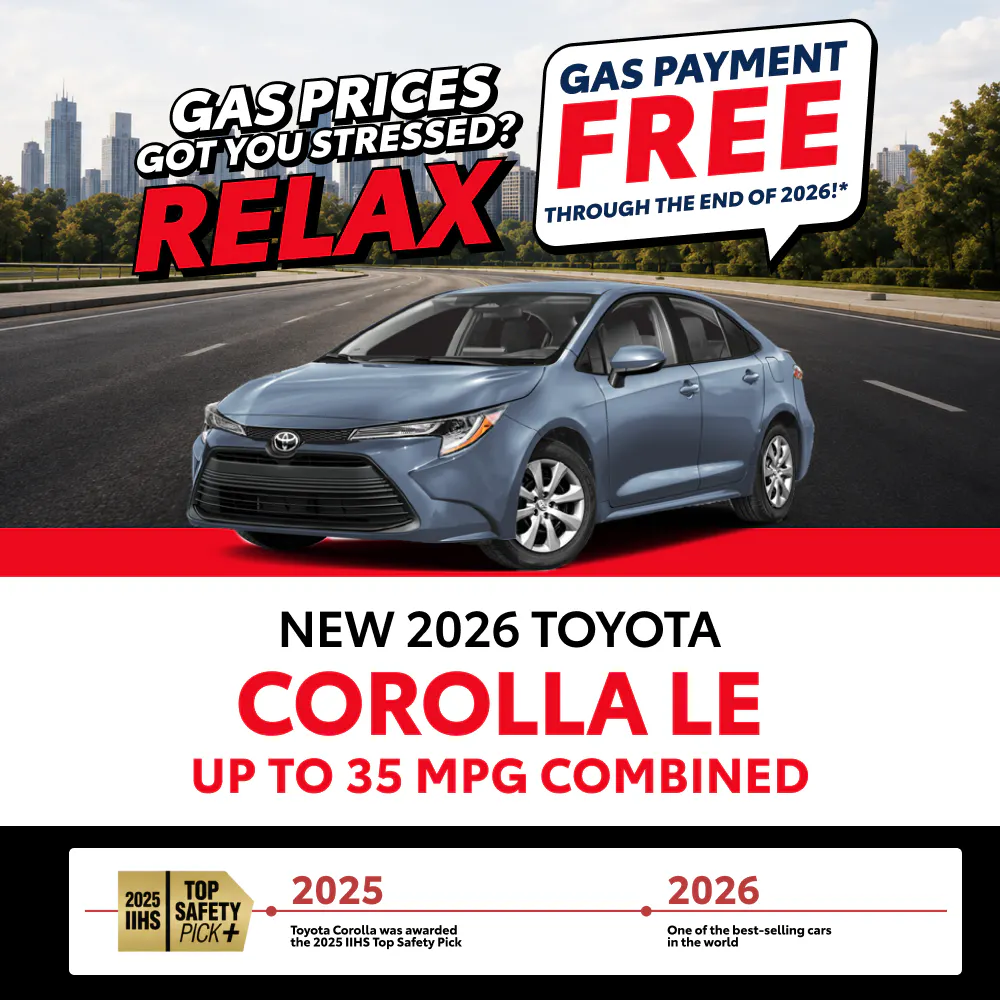 New 2026 Toyota Corolla LE |  Toyota of Montgomery