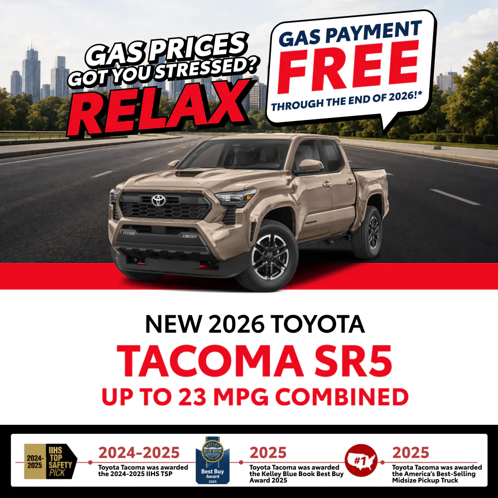 New 2026 Toyota Tacoma SR5 |  Toyota of Montgomery