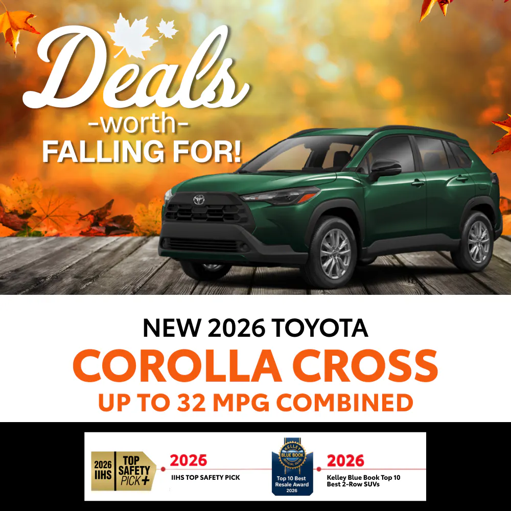 New 2026 Toyota Corolla Cross |  Toyota of Montgomery