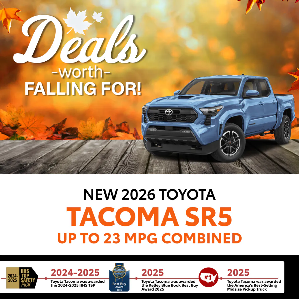 New 2026 Toyota Tacoma SR5 |  Toyota of Montgomery