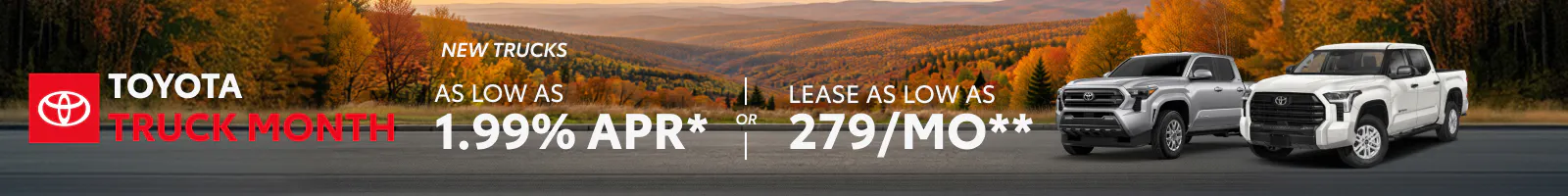 Truck Month 3 – Ends 11/2