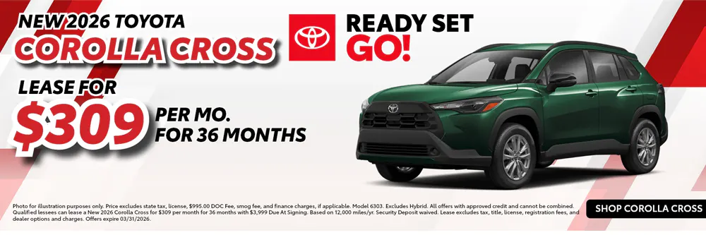 New 2026 Toyota Corolla Cross |  Toyota of Montgomery