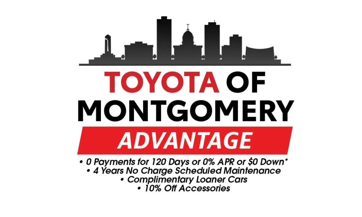 Toyota of Montgomery Advantage program promo banner