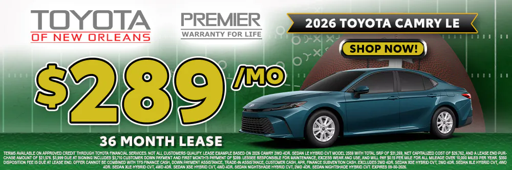 New 2026 Toyota Camry | Toyota of New Orleans