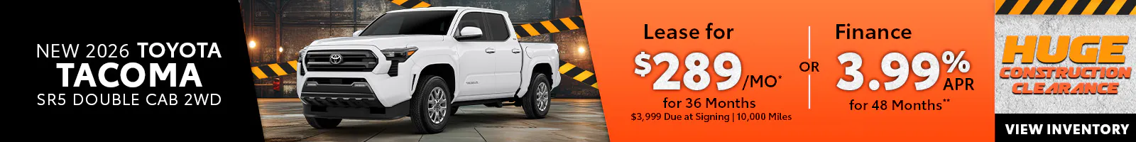 New 2026 Toyota Tacoma SR5 Double Cab 2WD