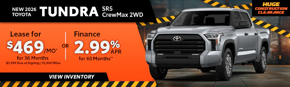 New 2026 Toyota Tundra SR5 CrewMax 2WD | Toyota of Orange