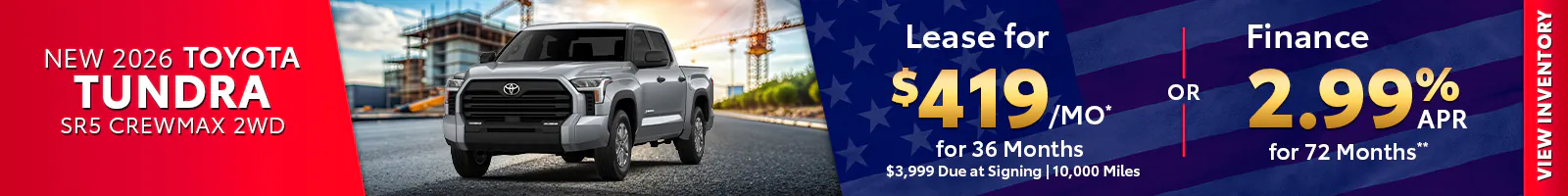 New 2026 Toyota Tundra